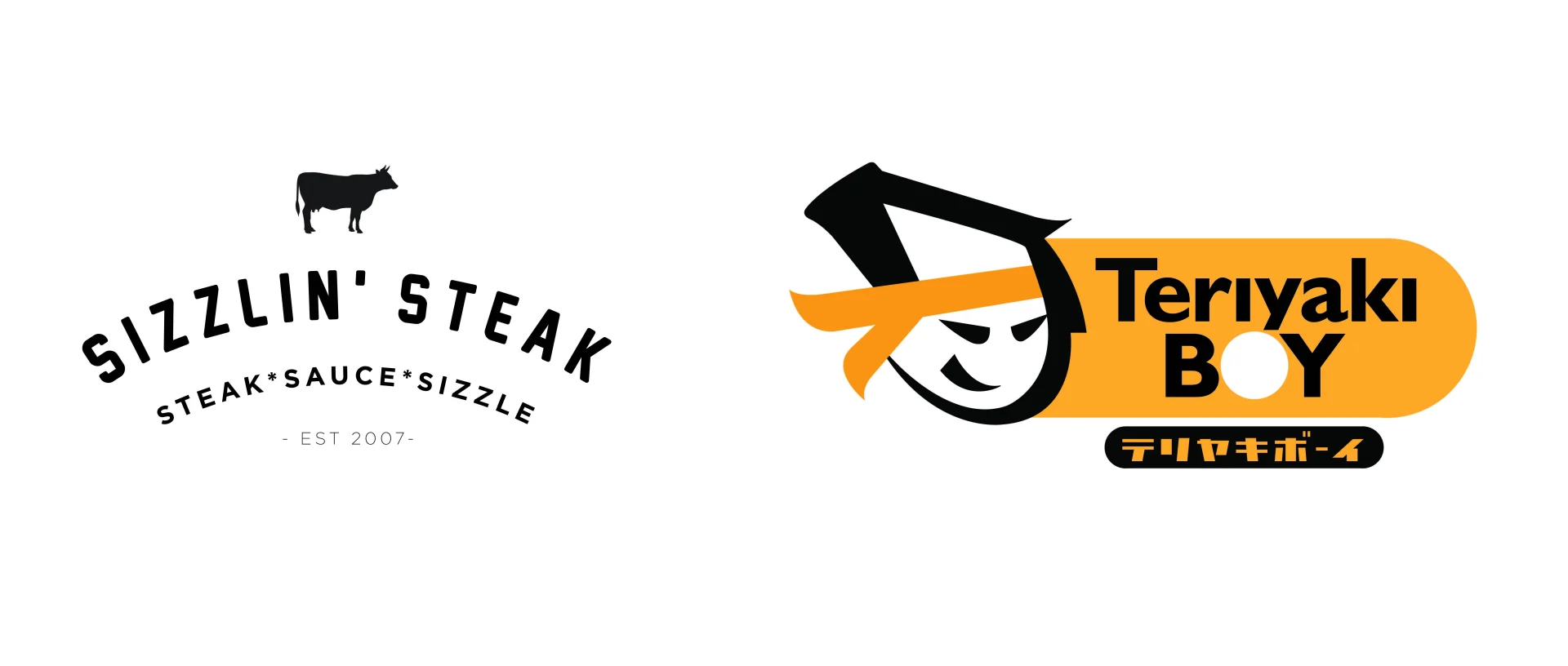 Sizzlin' Steak & Teriyaki Boy logo